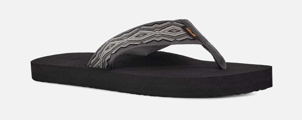 Tong Teva Mush II Homme Grise Foncé | France-1457