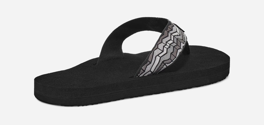 Tong Teva Mush II Homme Noir Grise | France-1463