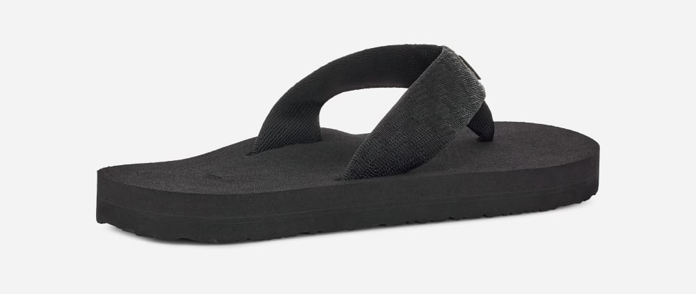 Tong Teva Mush II Homme Rouge Foncé Noir | France-2856