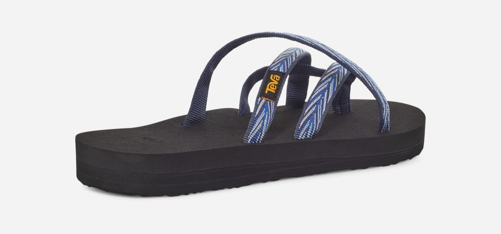 Tong Teva Olowahu Femme Indigo | France-7892