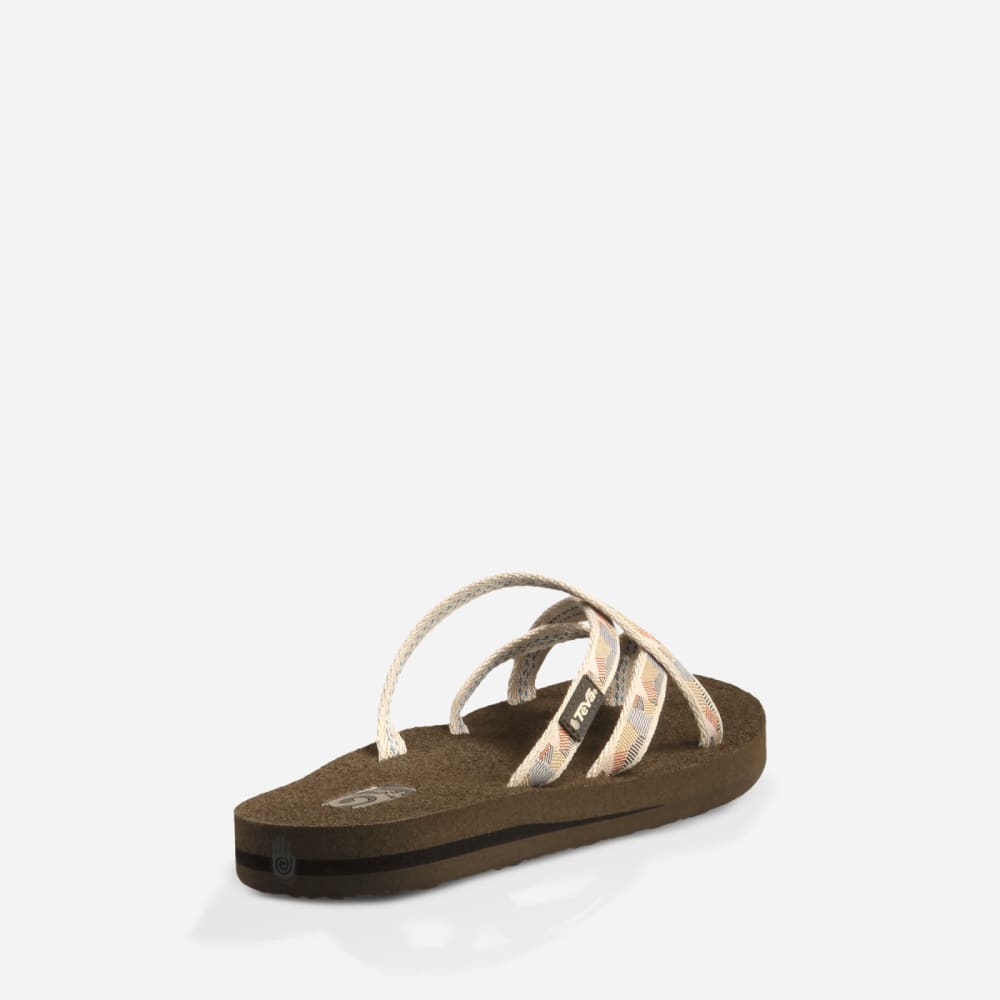 Tong Teva Olowahu Femme Vert Clair Doré | France-5671