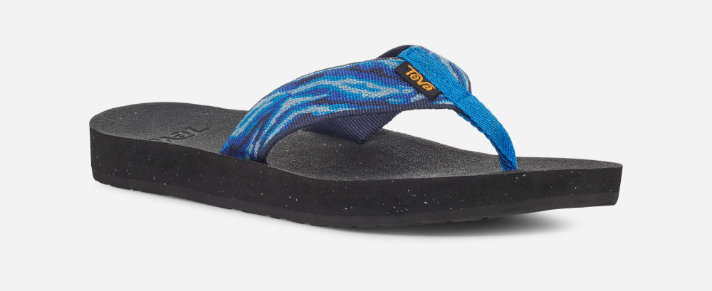 Tong Teva Reflip Femme Bleu | France-6815