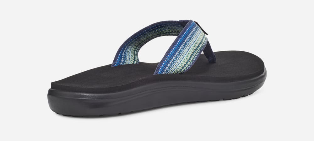 Tong Teva Voya Femme Bleu Marine Multicolore | France-8145