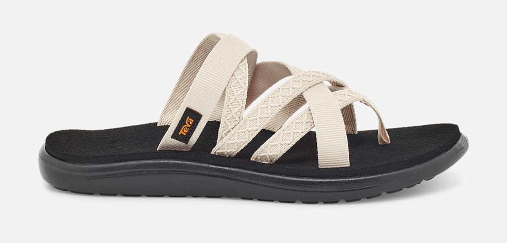 Tong Teva Voya Zillesa Femme Blanche | France-6482