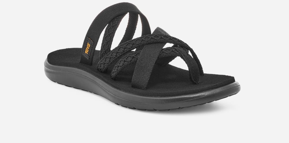 Tong Teva Voya Zillesa Femme Noir | France-6547