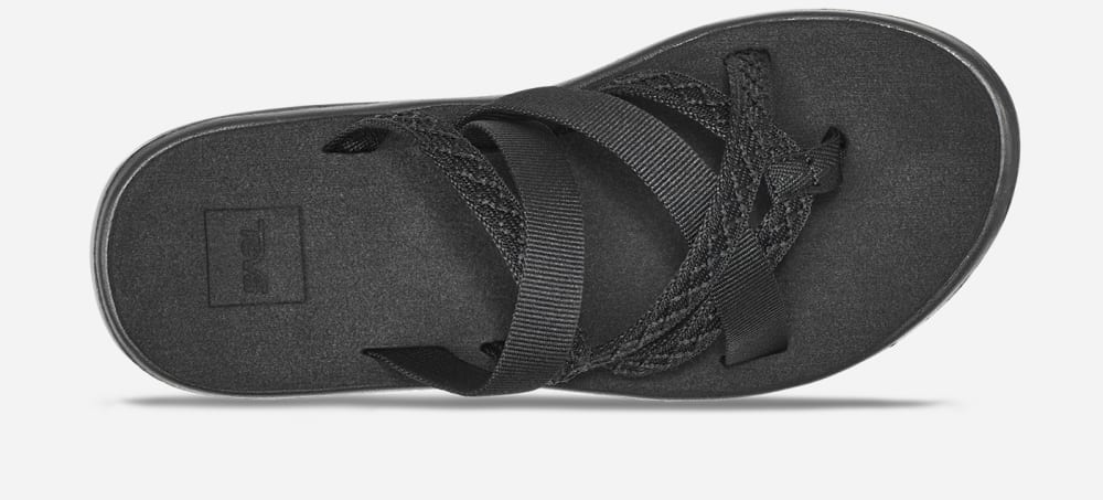 Tong Teva Voya Zillesa Femme Noir | France-6547