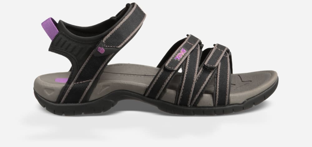 Sandales Randonnée Teva Tirra Femme Noir Grise | France-3102