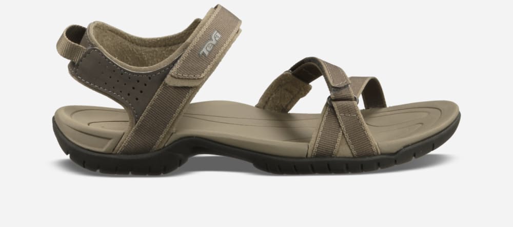 Sandales Randonnée Teva Verra Femme Kaki | France-5910