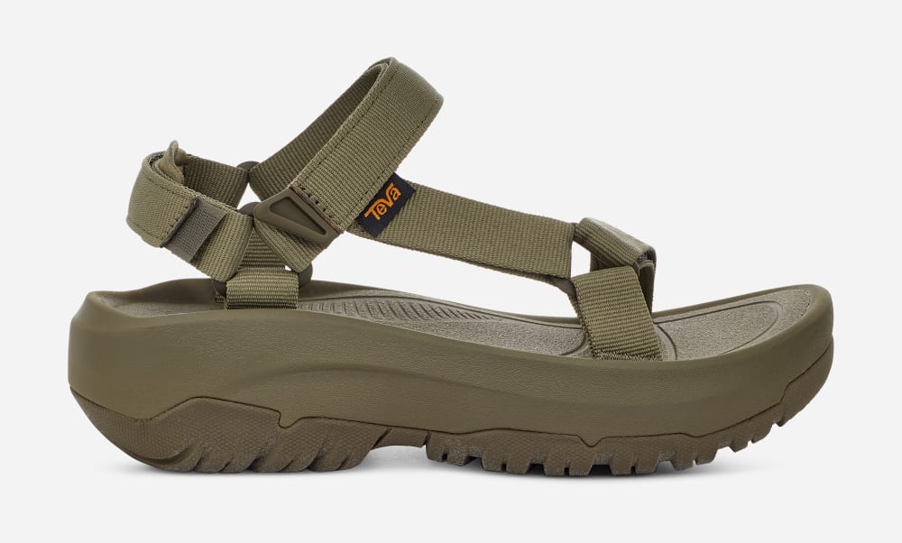 Sandales à Plateforme Teva Hurricane Xlt2 Ampsole Homme Vert Olive | France-1368