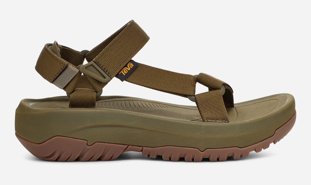 Sandales à Plateforme Teva Hurricane Xlt2 Ampsole Femme Vert Olive Foncé | France-5164