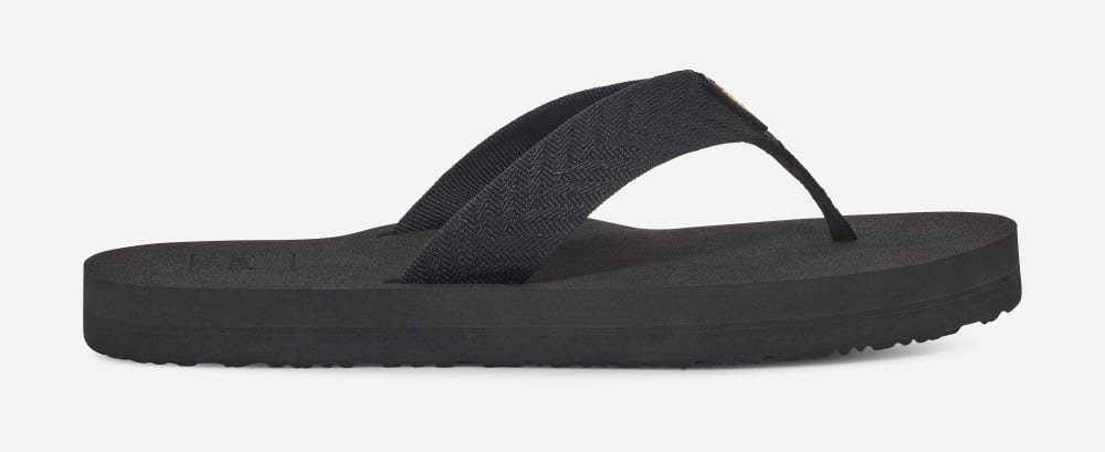 Tong Teva Mush II Femme Noir | France-6478