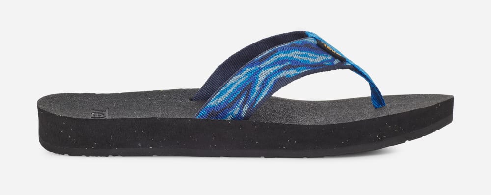 Tong Teva Reflip Femme Bleu | France-6815